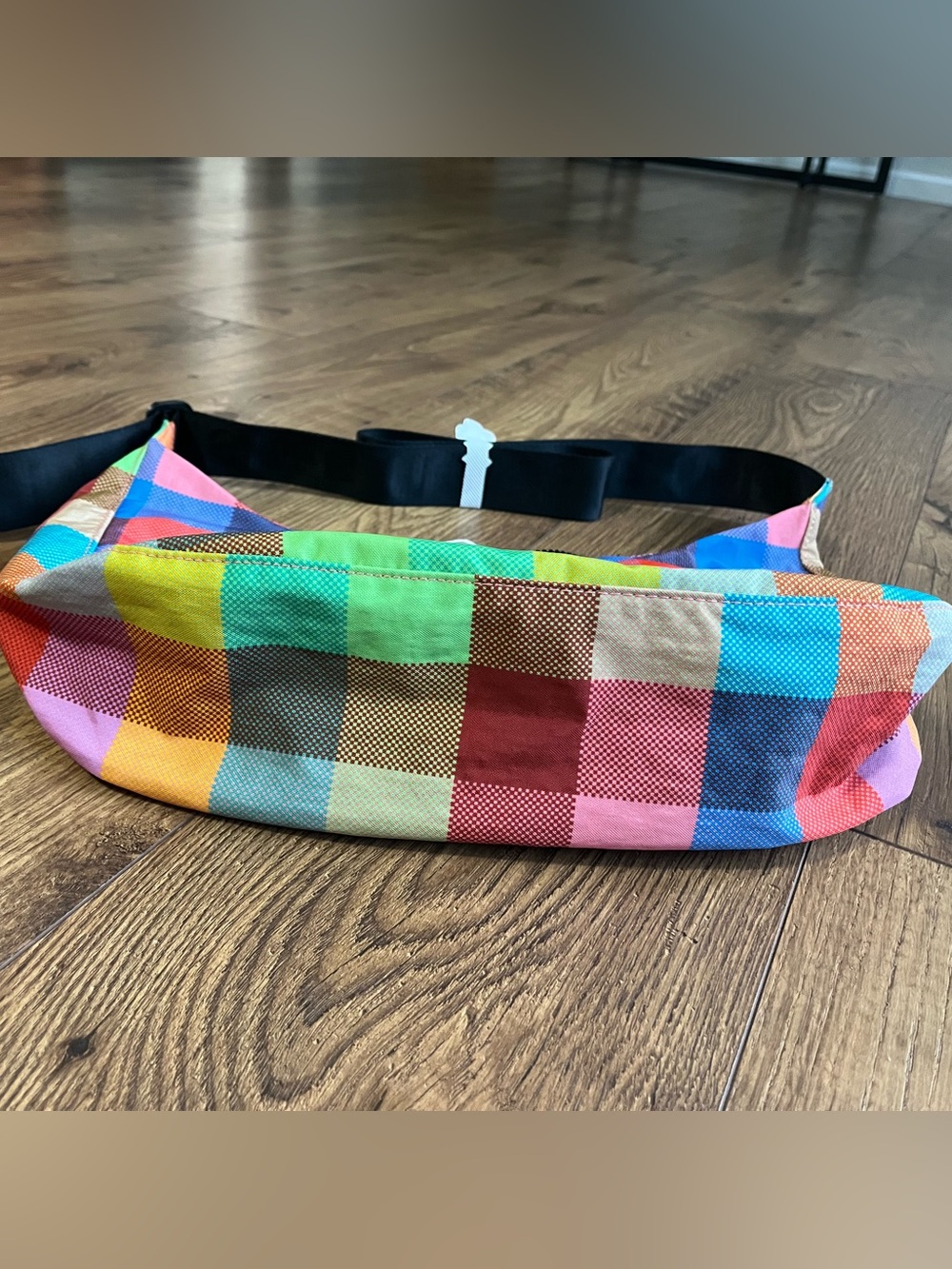 BAGGU Madras Medium Crescent BNWT - Picture 4 of 11